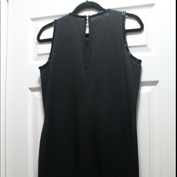 NINA PATRICK Black Knit Sheath Cocktail Dress - Picture 3 of 4